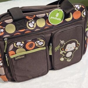 Baby Boom Monkey Diaper Bag